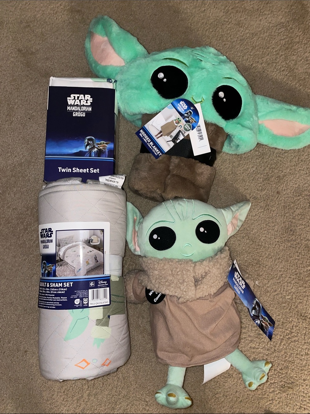 Star Wars Bedding Set - Green and Brown